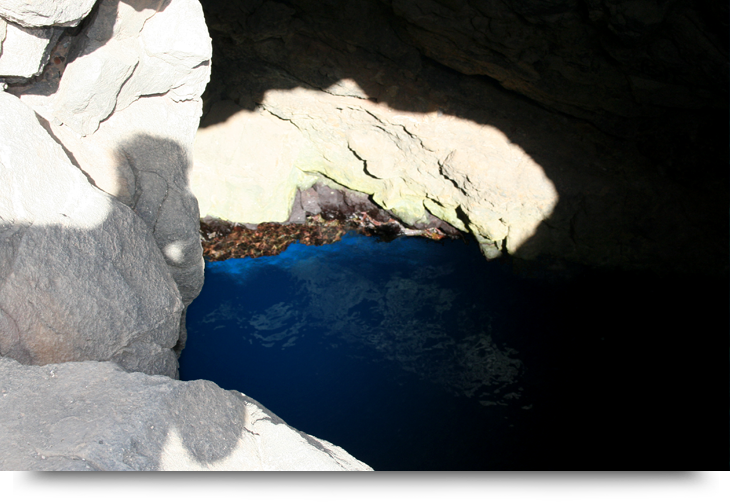 facts and info about Buracona natural lava pools and attraction Blue eye, Cape Verde Sal